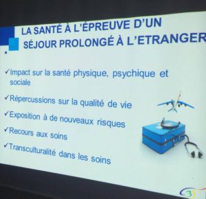 Formation et sensibilisation "Santé et sécurité en expatriation" pour préparer un groupe de géologues à un séjour de longue durée au Congo.