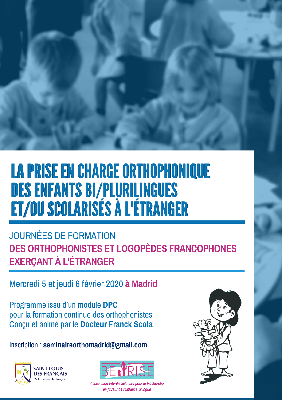 Séminaire orthophonistes Madrid 2020 et logopèdes 1600×1200